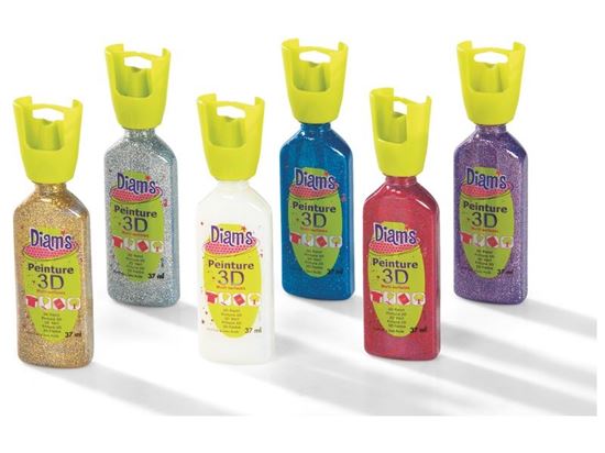 Image sur 50208171 PEINTURE 3D DIAM'S Couleurs pailletées