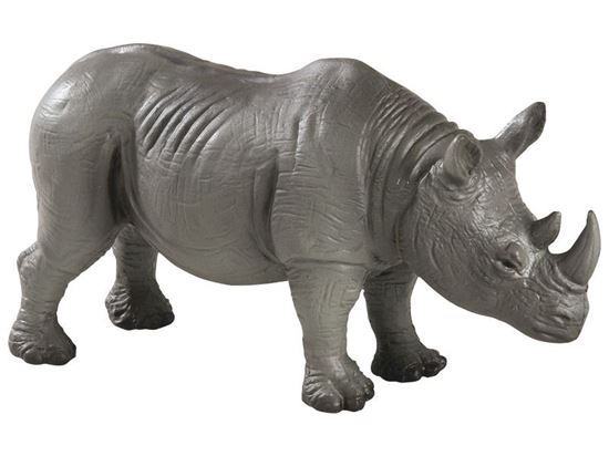 Image sur 50255171 GRANDE FIGURINE SOUPLE Rhinocéros