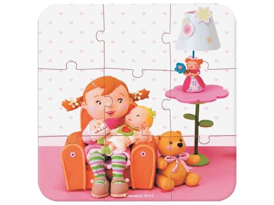 Image sur 50272171 PUZZLES ÉVOLUTIFS FLEURUS Lilou joue à la poupée