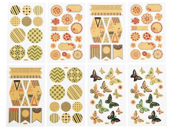 Image sur 48974171 STICKERS PAILLETTES KRAFT