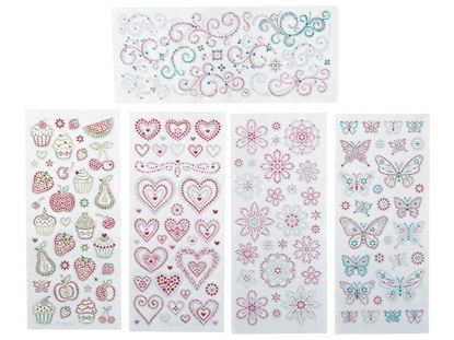 Image de 48984171 STICKERS STRASS ROMANTIQUE