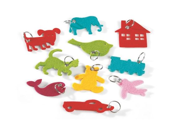 Image sur 49009171 PORTE-CLÉS EN FEUTRINE Motifs divers
