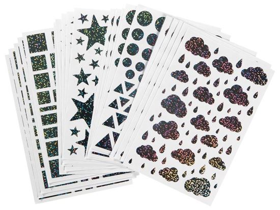 Image sur 49111171 GOMMETTES HOLOGRAPHIQUES Noël