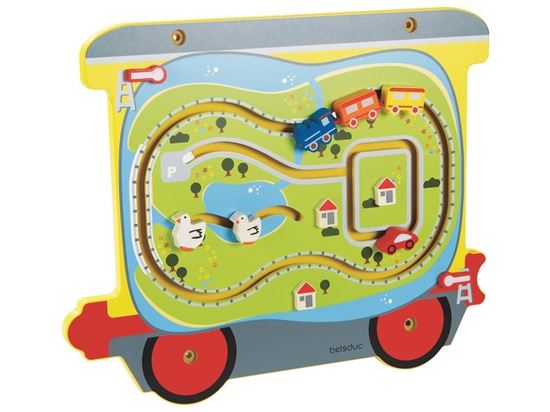 Image sur 49155171 LE TRAIN MURAL Le circuit
