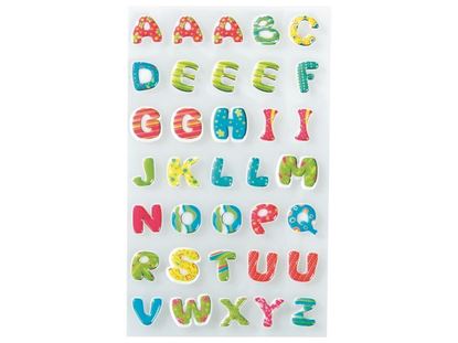 Image de 49245171 GOMMETTES RELIEF 3D Cooky lettres