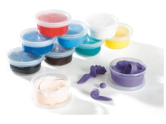 Image sur 49263171 PÂTE À MODELER SILK CLAY Couleurs foncées