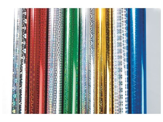 Image sur 49286171 FEUILLES DE PAPIER HOLOGRAPHIQUE À MOTIFS 120 g