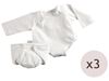 Image sur 50695001 MAXI LOT DE 3 BODIES ET 3 COUCHES Taille 1