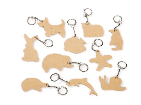 Image sur 51664016 PORTE-CLÉS À DÉCORER Animaux