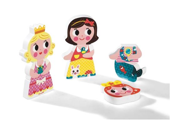 Image sur 52028171 PUZZLES INTERCHANGEABLES Princesses