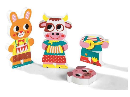Image sur 52029171 PUZZLES INTERCHANGEABLES Animaux de la ferme