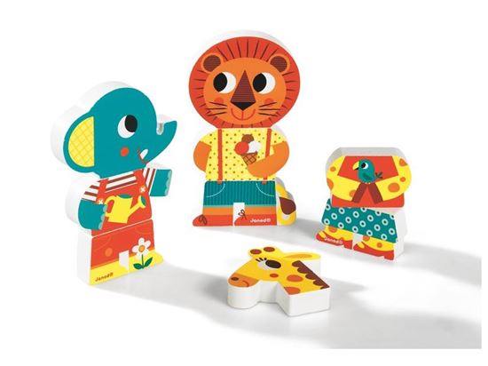 Image sur 52031171 PUZZLES INTERCHANGEABLES Animaux du zoo