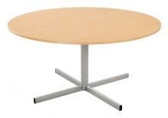 Image sur TABLE PLATEAU STRATIFIÉ PIED CENTRAL Basic