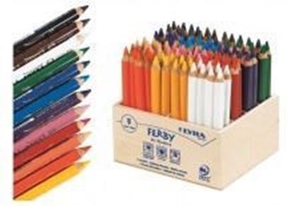 Image de 34470020 CRAYONS DE COULEUR ERGONOMIQUES Ferby