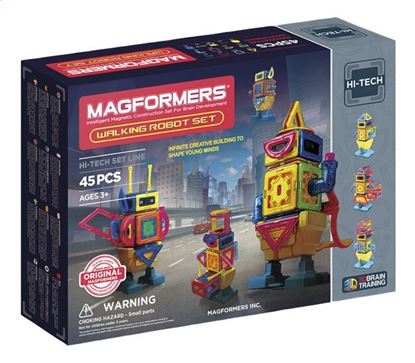 Image de MG36309004 Magformers Hi-Tech Walking Robot Set