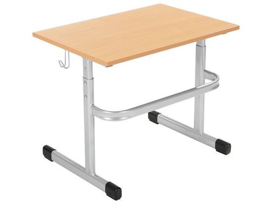 Image sur 51858006 TABLE SCOLAIRE RÉGLABLE Individuelle - Plateau stratifié