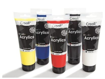 Image de 52723171 PEINTURE ACRYLIQUE Tubes de 250 ml Couleurs primaires