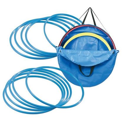 Image de 991252806 Kit de cerceaux de gymnastique ø 50 cm avec sac de rangement