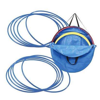 Image de 991253708 Kit de cerceaux de gymnastique ø 70 cm avec sac de rangement