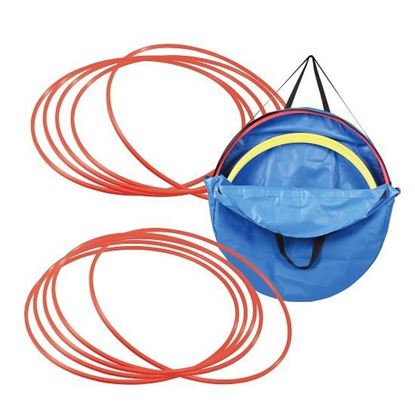 Image de 991253737 Kit de cerceaux de gymnastique ø 70 cm avec sac de rangement