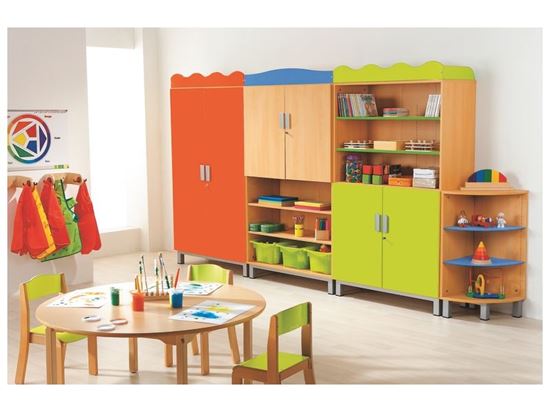 Image sur 45754007 ARMOIRE à portes basses H. 162 cm 3 étagères, portes basses