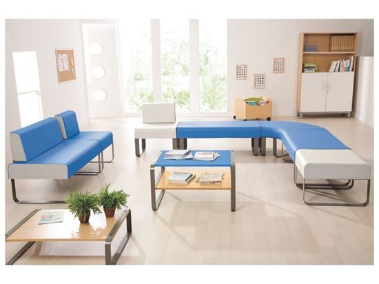 Image sur 54903037 FAUTEUIL D'ACCUEIL Bia Pouf rectangulaire