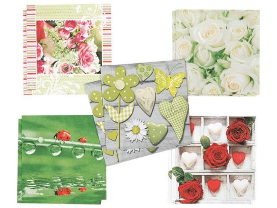 Image sur 56203171 SERVIETTES Fleurs