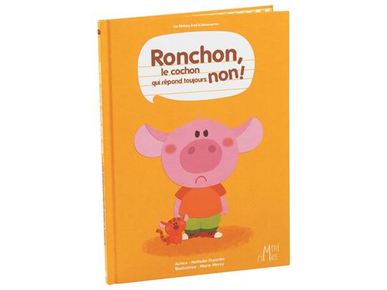 Image sur 56490171 COLLECTION MINI RIMES Ronchon, le cochon qui répond toujours non !