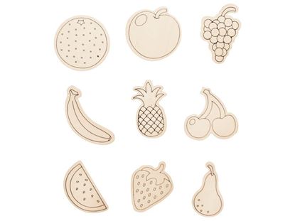 Image de 56603171 FORMES AIMANTÉES À COLORIER Fruits