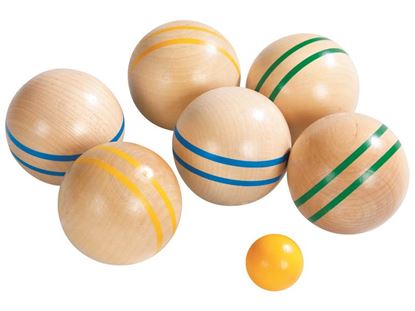 Image de 57119171 BOULES DE PÉTANQUE EN BOIS