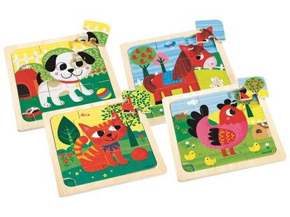 Image de 57154171 PUZZLES LES ANIMAUX RIGOLOS MAXI LOT