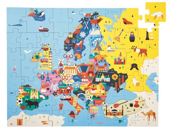 Image sur 55259171 PUZZLE CARTE EUROPE