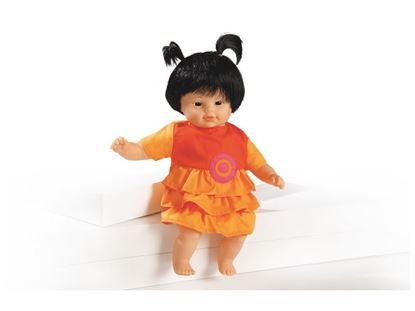 Image de 55346171 POUPÉE CORPS MOU HABILLÉE Fille asiatique 30 cm