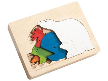 Image de 55371171 PUZZLE 5 NIVEAUX Animaux polaires