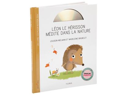 Image de 55511171 LIVRE CD LÉON LE HÉRISSON MÉDITE DANS LA NATURE