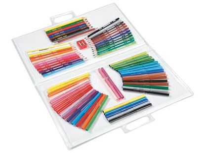 Image de 55675171 VALISETTE DE FEUTRES ET CRAYONS DE COULEUR