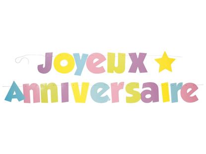 Image de 55958020 GUIRLANDE JOYEUX ANNIVERSAIRE