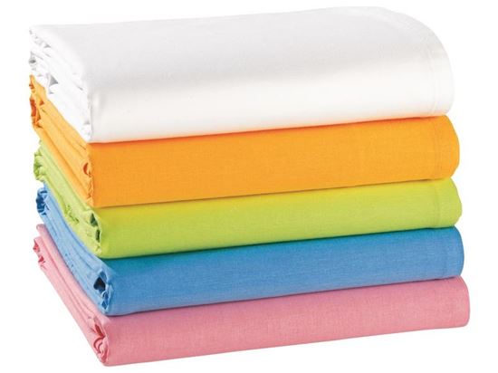 Image sur 48129037 LINGE DE LIT POLYCOTON STABILISÉ Drap plat