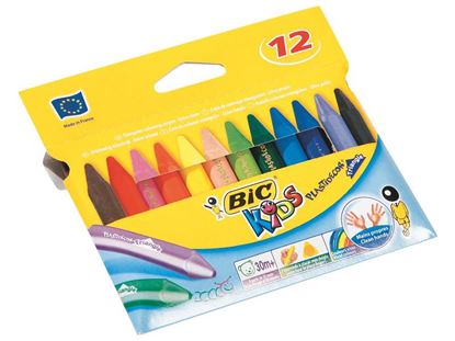 Image de 54596020 CRAYONS DE CIRE Plastidecor pointe large Pochette de 12